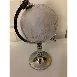 Godinger World Globe‎ Liquor Dispenser Decanter